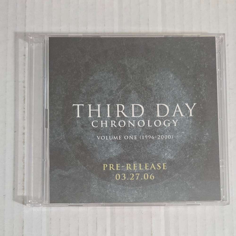 Third Day Chronology Volume One 2CD 2006 Advance Pre Release Promo Rock